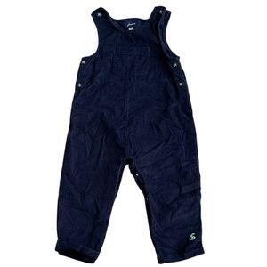 Joules Farnham Corduroy Dungaree Overall Romper Jumpsuit Navy Baby 18-24 M